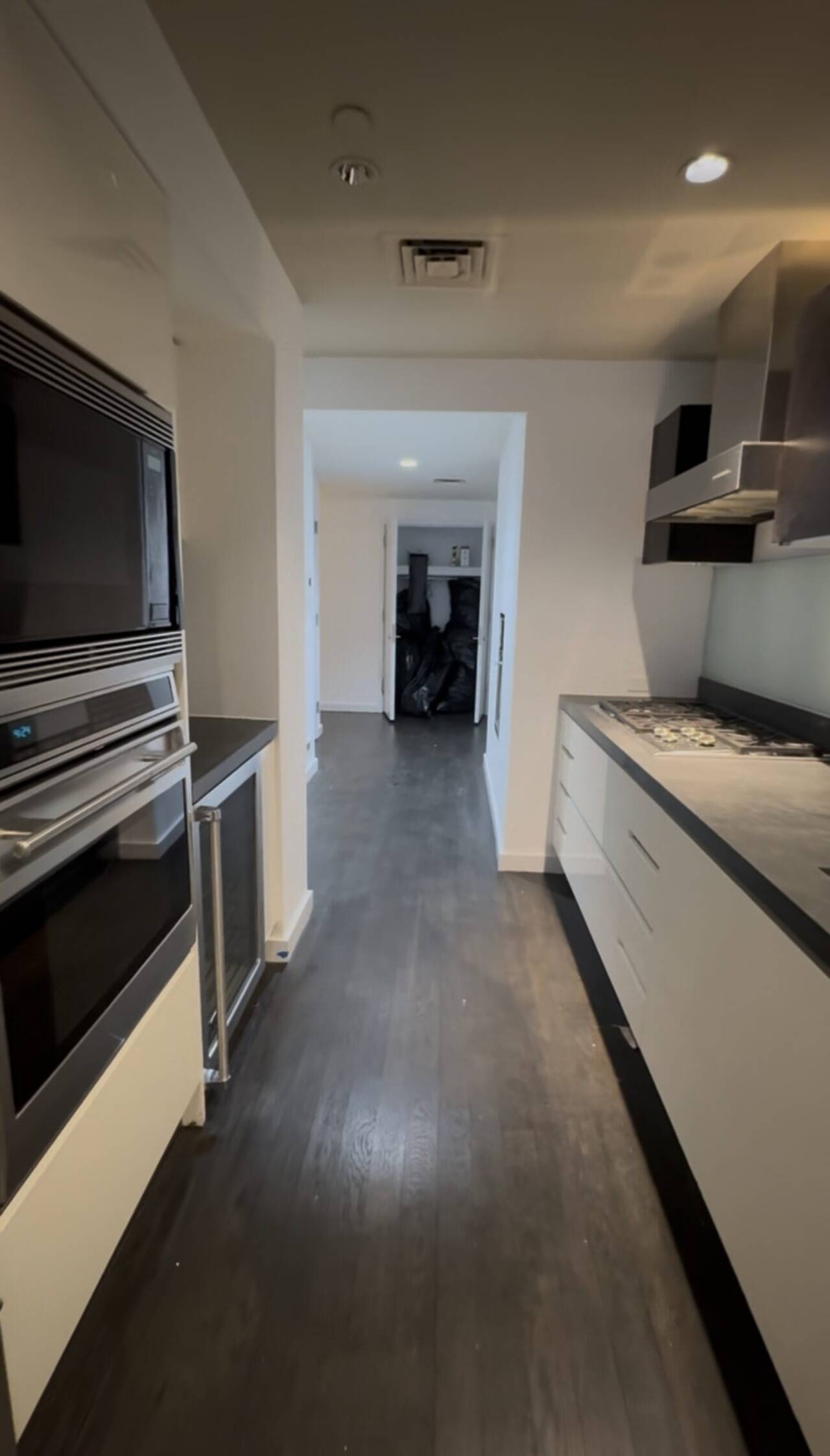 Modern kitchen renovation with custom cabinetry